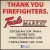 Thank You Firefighters
