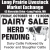 Dairy Sale Herd Pending