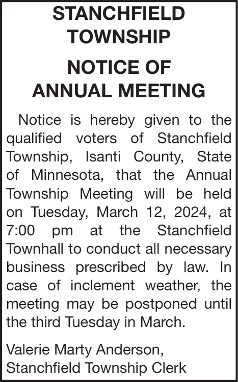Stanchfield Township 