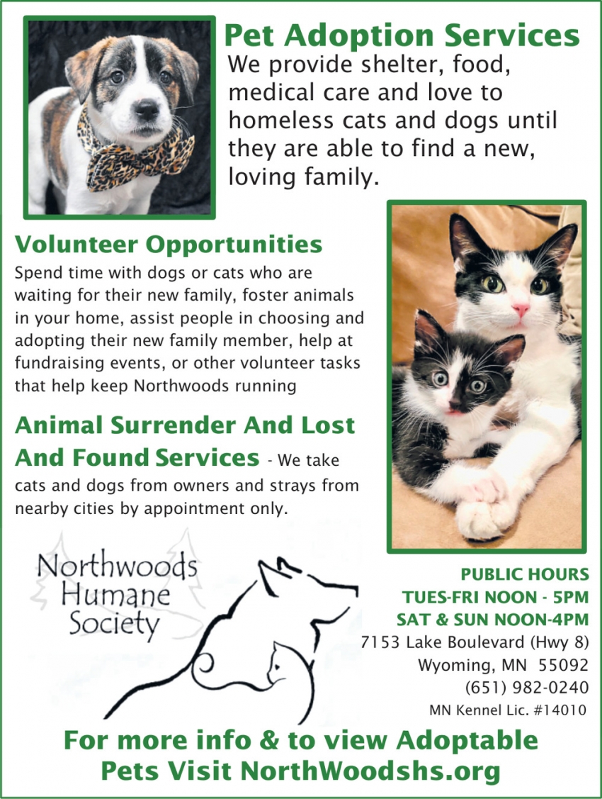Northwoods Humane Society 