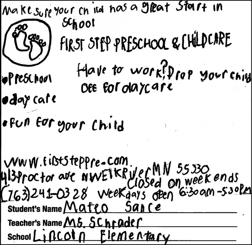 First Step Preschool and Childcare