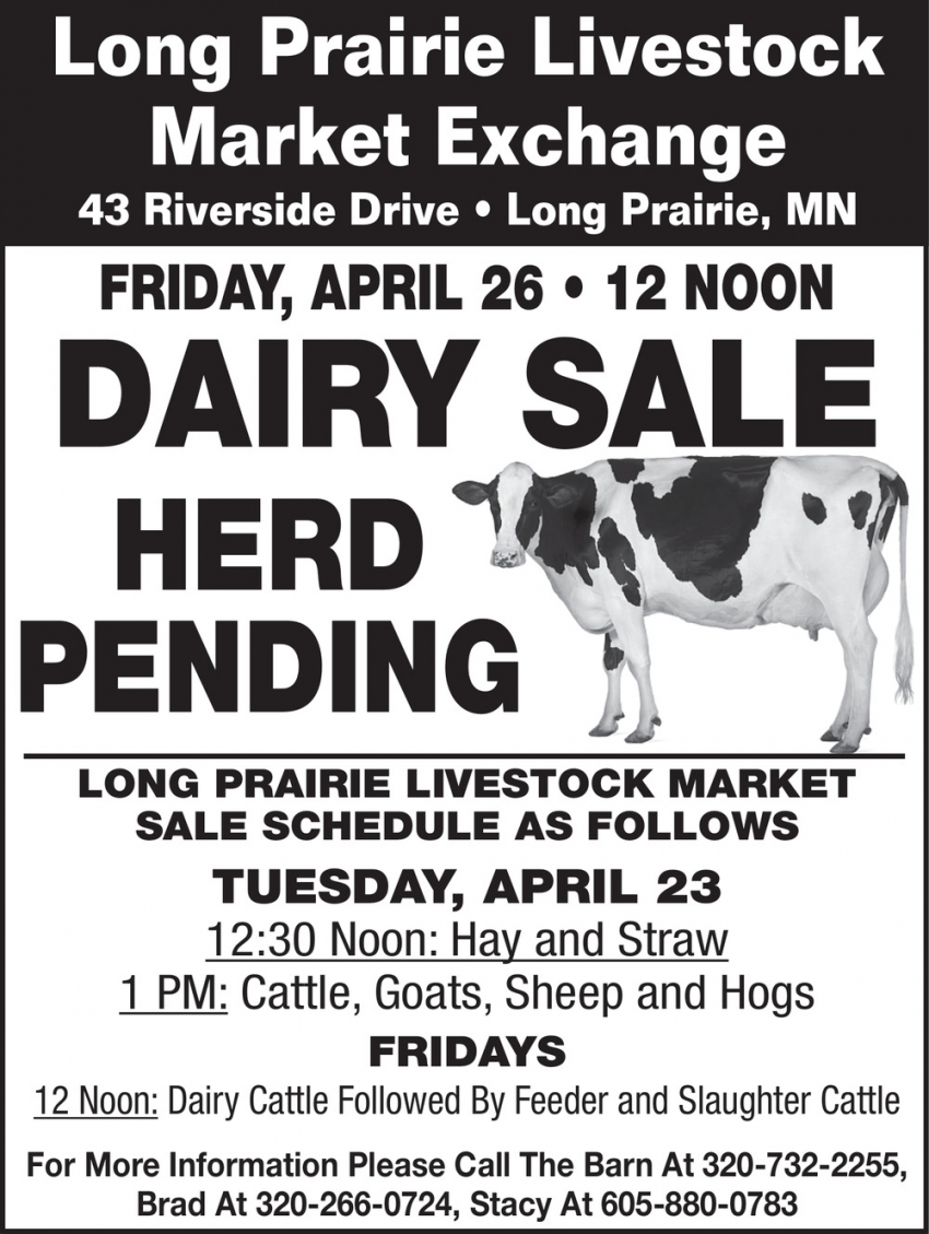 Long Prairie Livestock Market Exchange