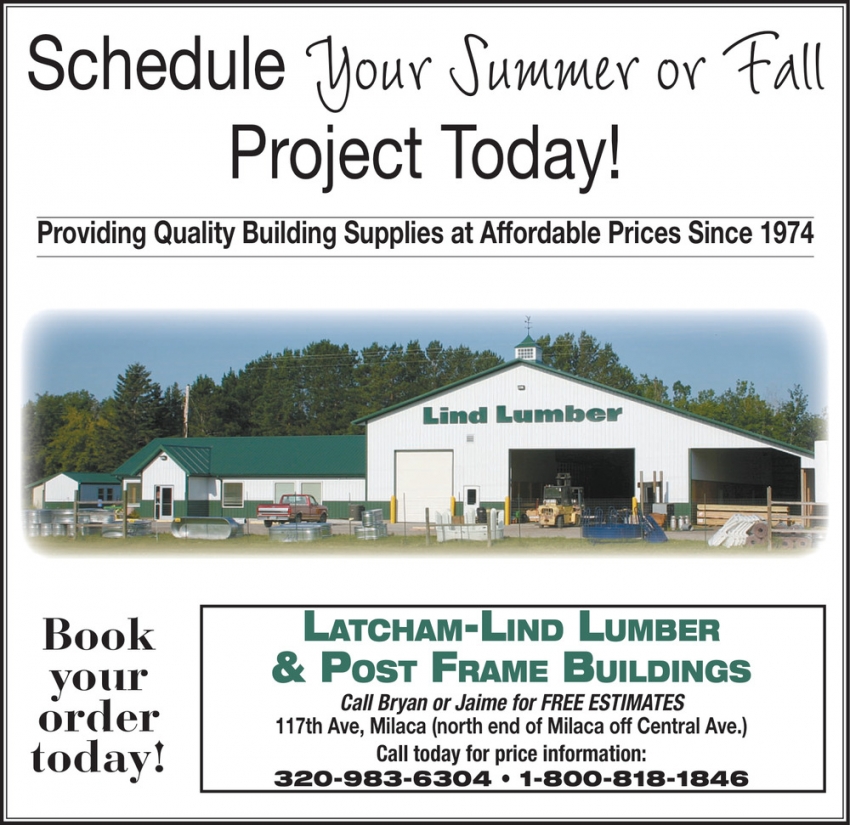 Latcham-Lind Lumber & Post Frame Buildings