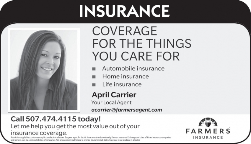 Farmers Insurance - April Carrier