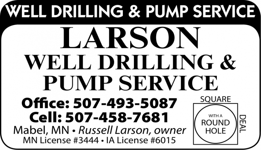 Larson Well Drilling & Pump Service