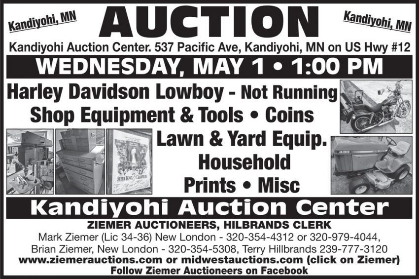 Kandiyohi Auction Center
