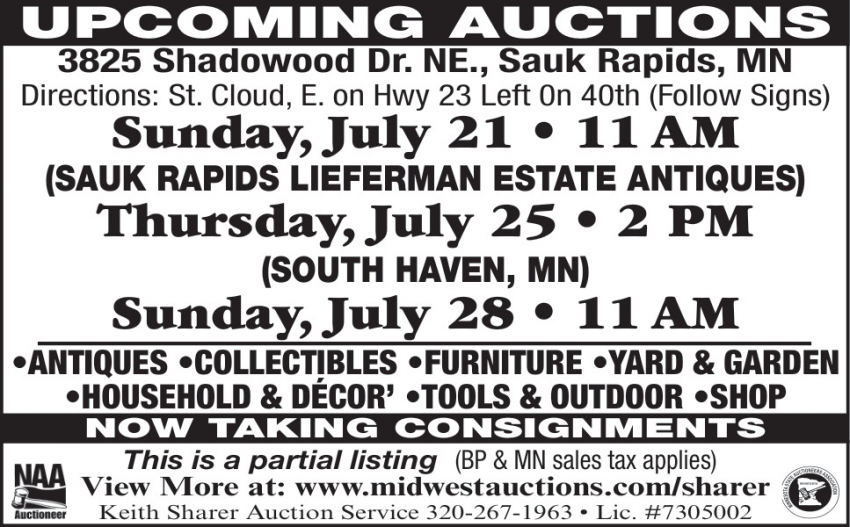 Midwest Auctions-Keith Sharer