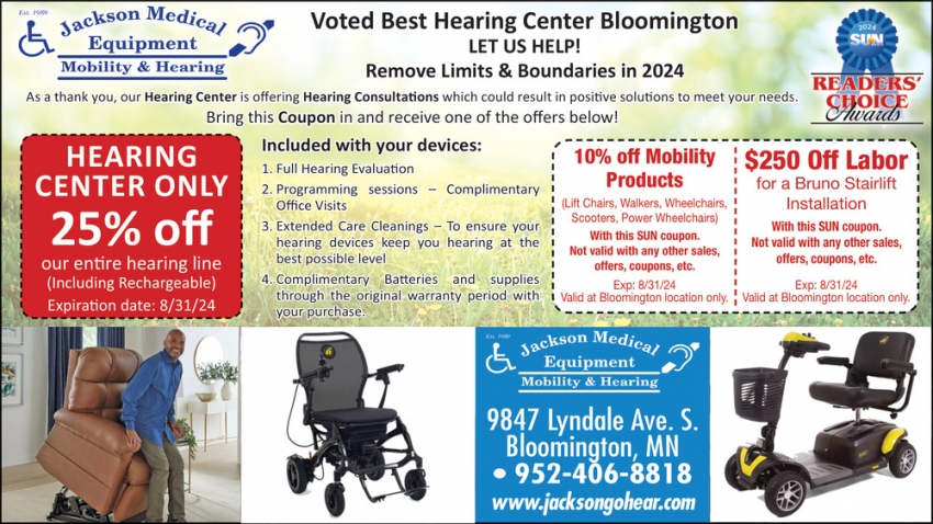 Jackson Medical Equipment Mobility & Hearing