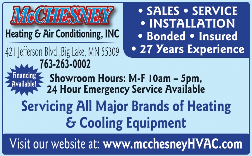 McChesney Heating & Air Conditioning, LLC