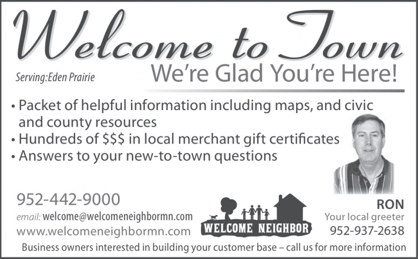 Welcome Neighbor