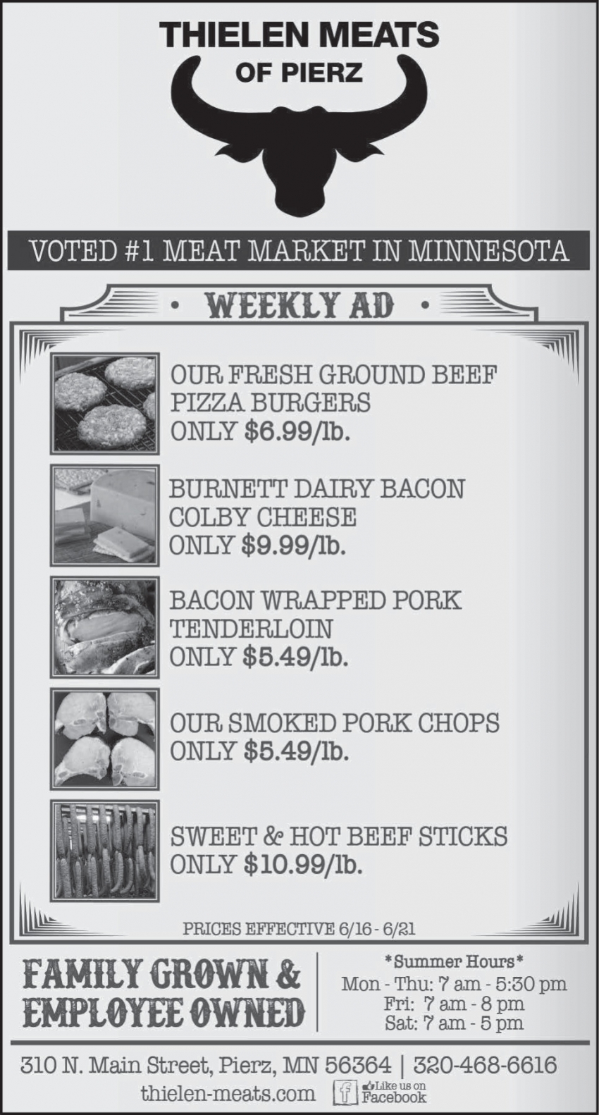 Thielen Meats Of Pierz