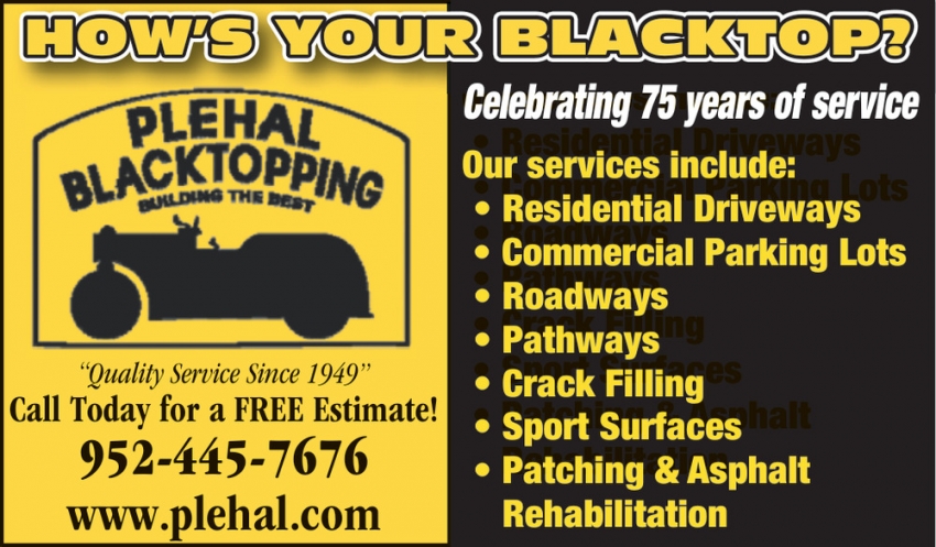 Plehal Blacktopping LLC