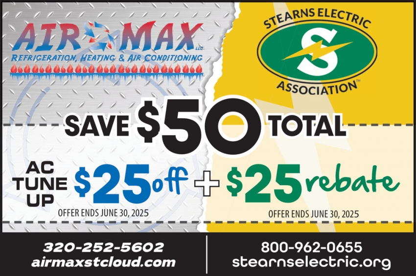 Stearns Electric Association - Airmax Refrigeration, Heating & Air Conditioning