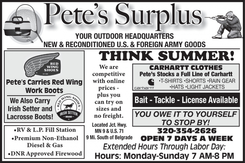 Pete's Surplus