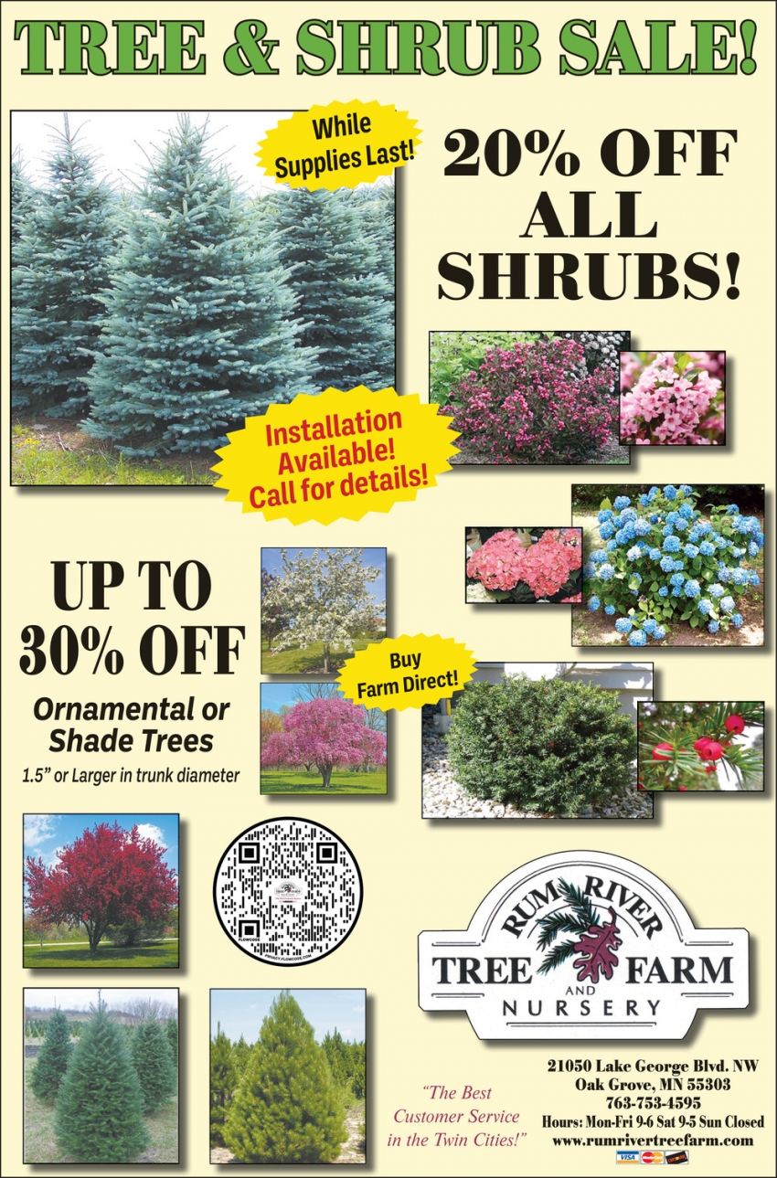 Rum River Tree Farm Nursery