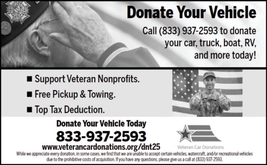 Veteran Car Donations
