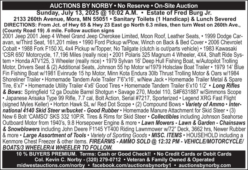 Auctions by Robyn & Norby