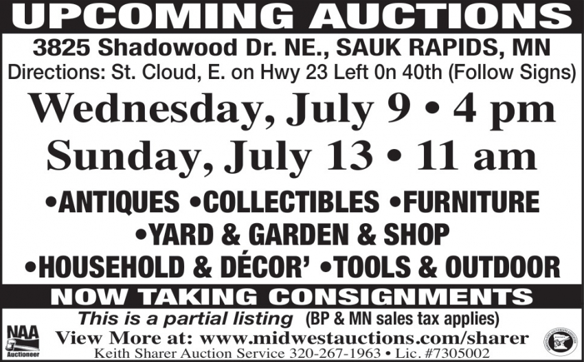 Keith Sharer Auction Service