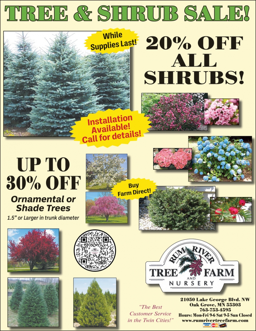 Rum River Tree Farm Nursery
