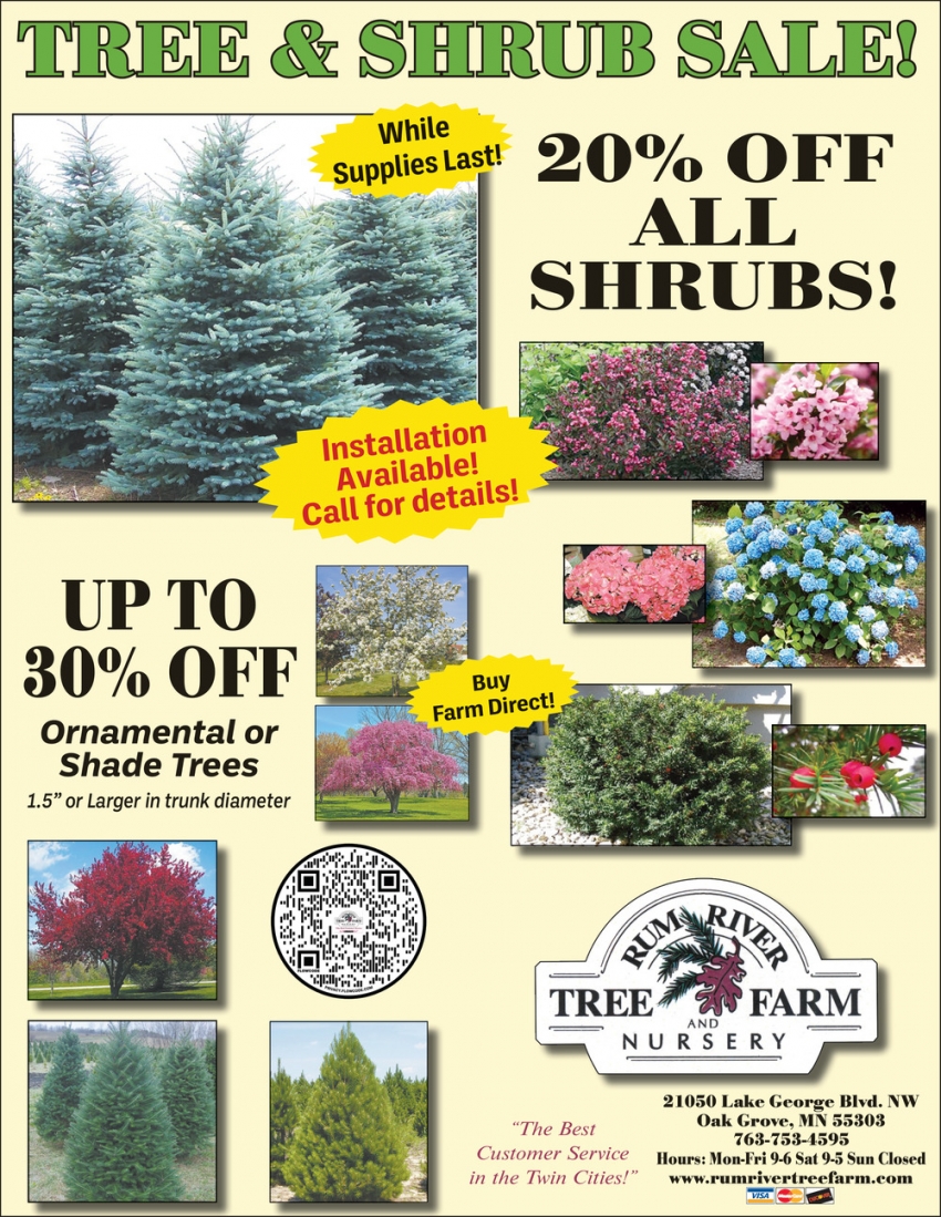Rum River Tree Farm Nursery