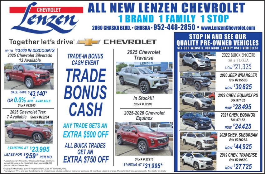 Lenzen Chevrolet Buick, Inc