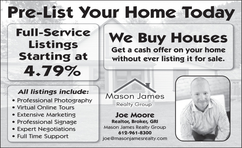 Mason James Realty - Joe Moore