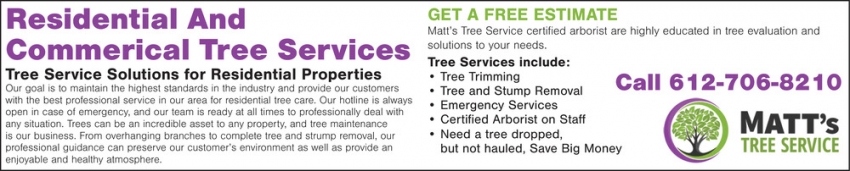 Matt's Tree Service