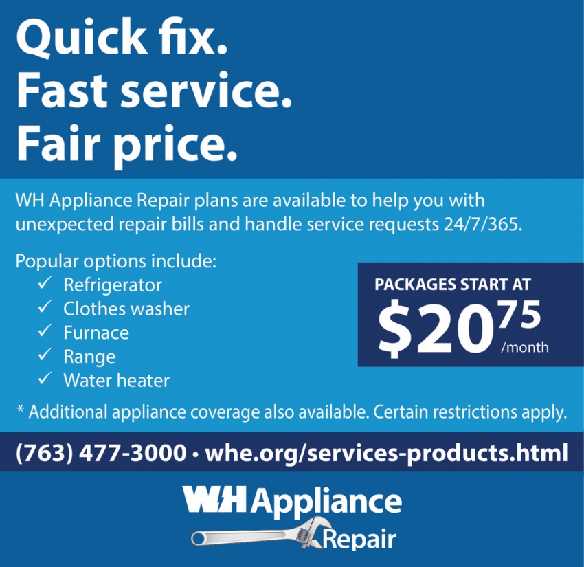 WH Appliance Repair