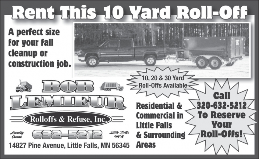 Bob Lemieur Rolloffs & Refuse, Inc