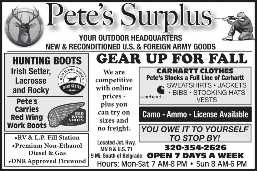 Pete's Surplus