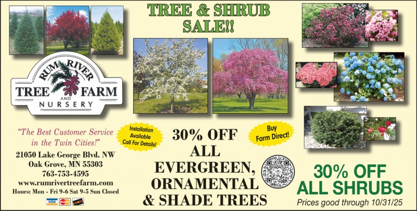 Rum River Tree Farm Nursery