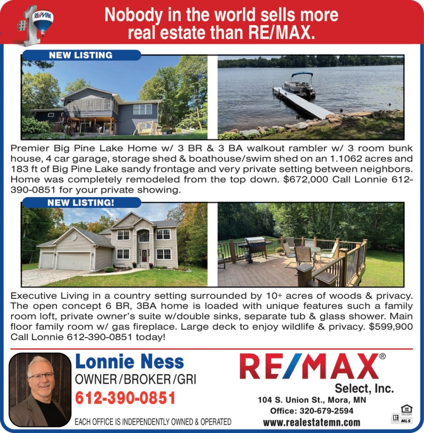 Lonnie Ness - Re/Max Select, Inc