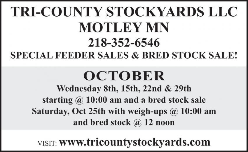 Tri-County Stockyards, LLC