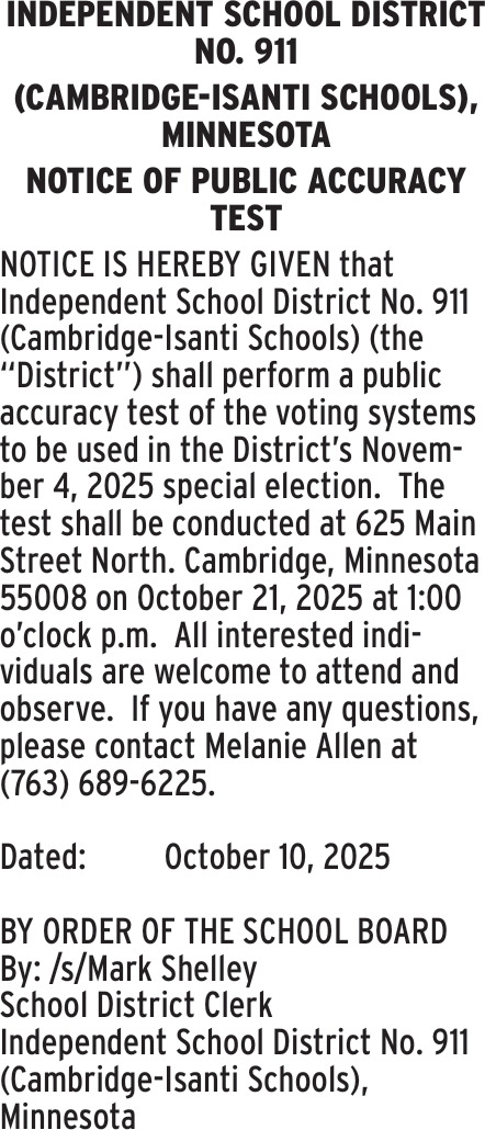Cambridge-Isanti Schools