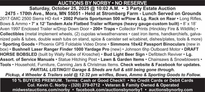 Auctions by Robyn & Norby