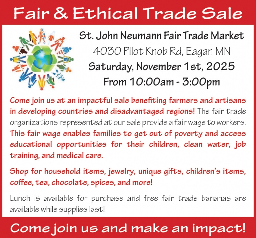 St. John Neuman Fair Trade Market