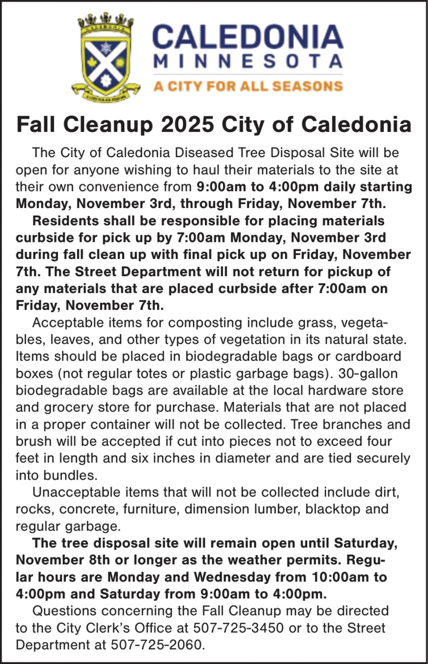 Caledonia Minnesota