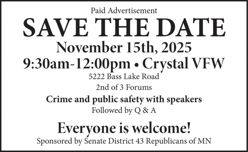 Senate District 43 Republican of Mn