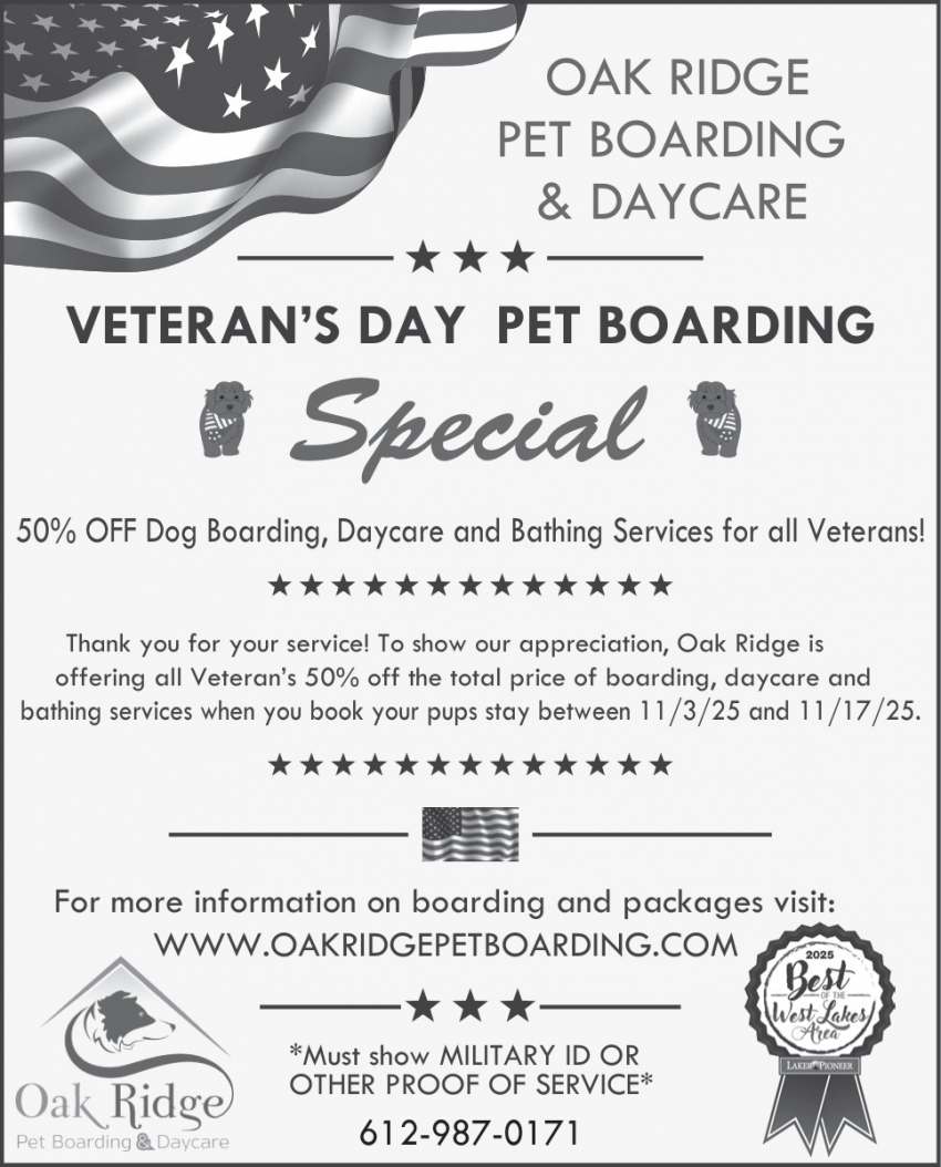 Oak Ridge Pet Boarding