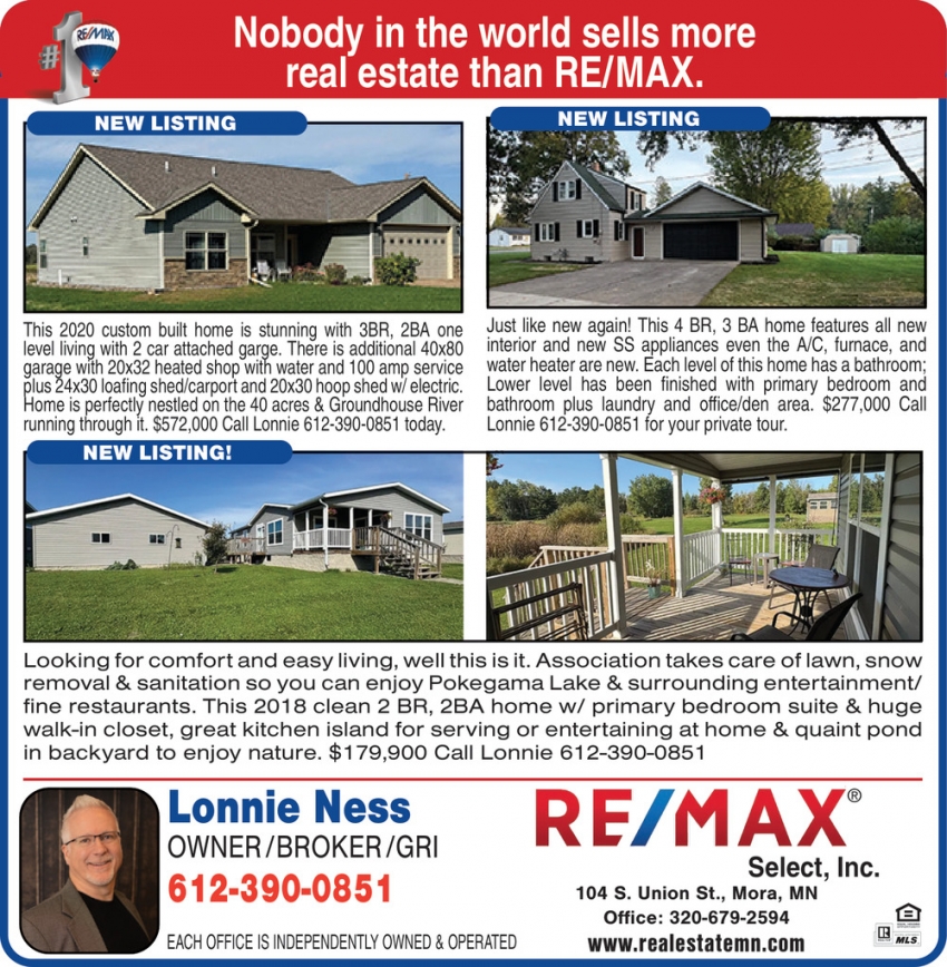 Lonnie Ness - Re/Max Select