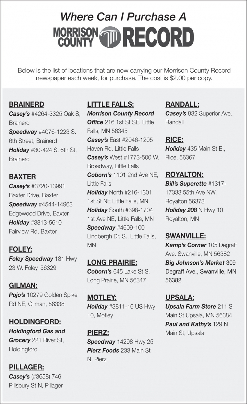 Morrison County Record