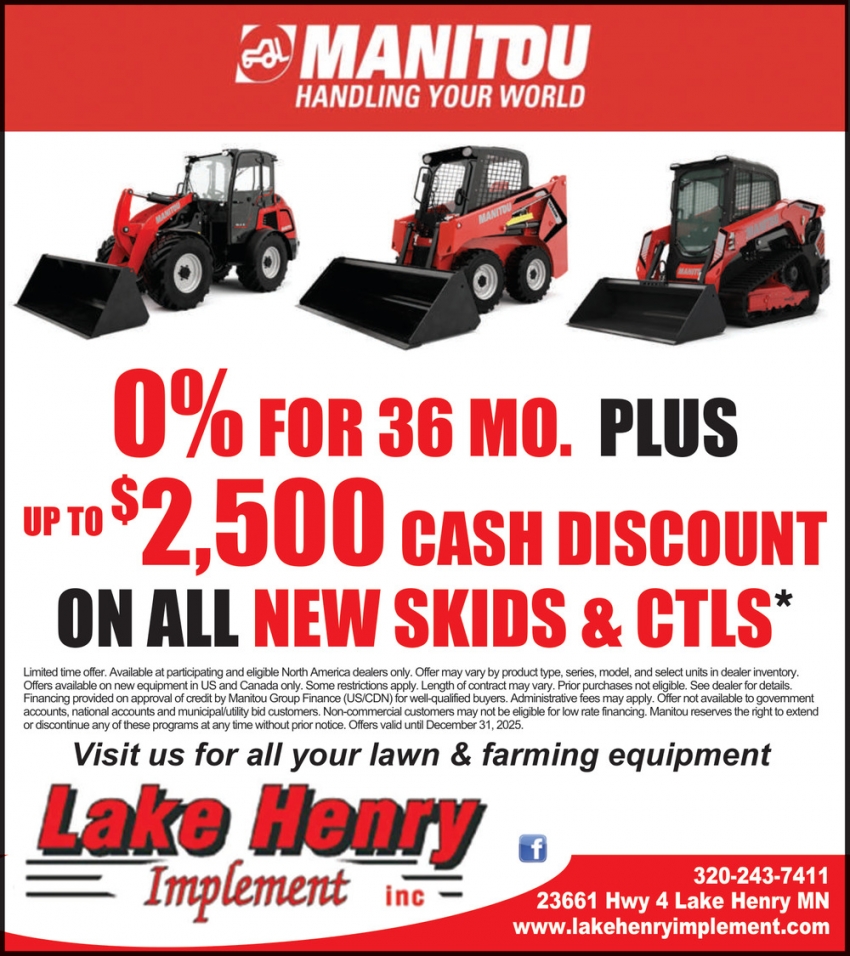 Lake Henry Implement