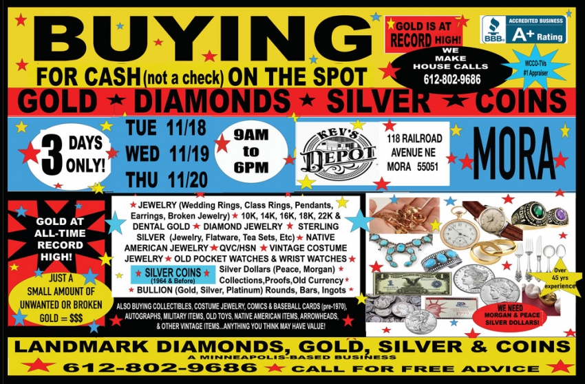 Landmark Diamonds, Gold, Silver & Coins