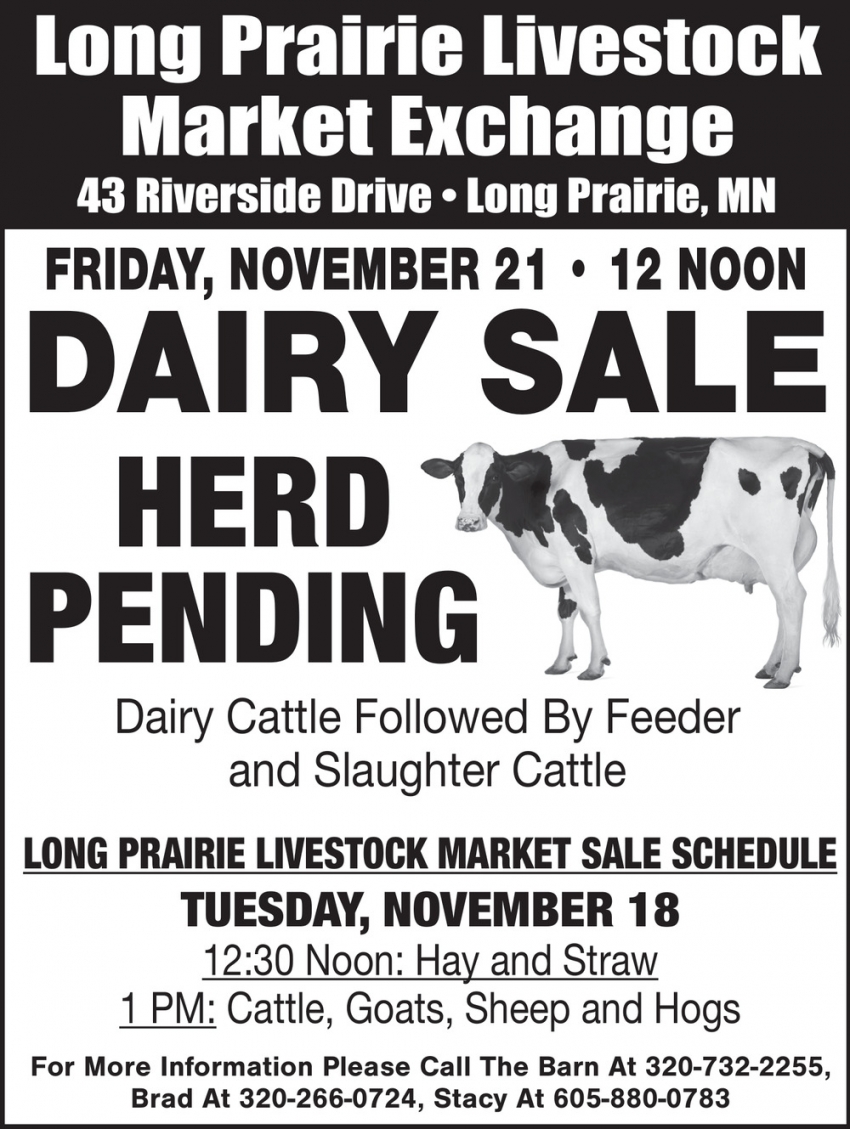Long Prairie Livestock Market Exchange
