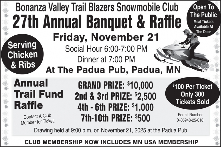 Bonanza Valley Trail Blazers Snowmobile Club 