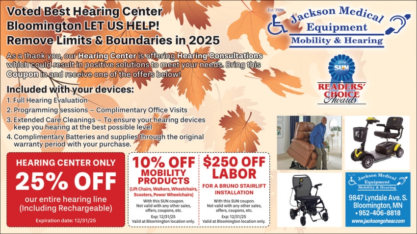 Jackson Medical Equipment Mobility & Hearing