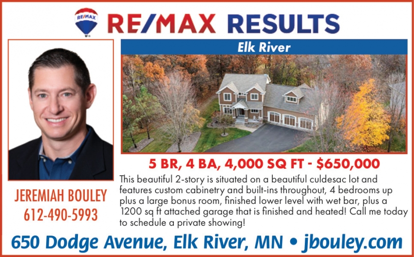 Re/Max Results - Jeremiah Bouley
