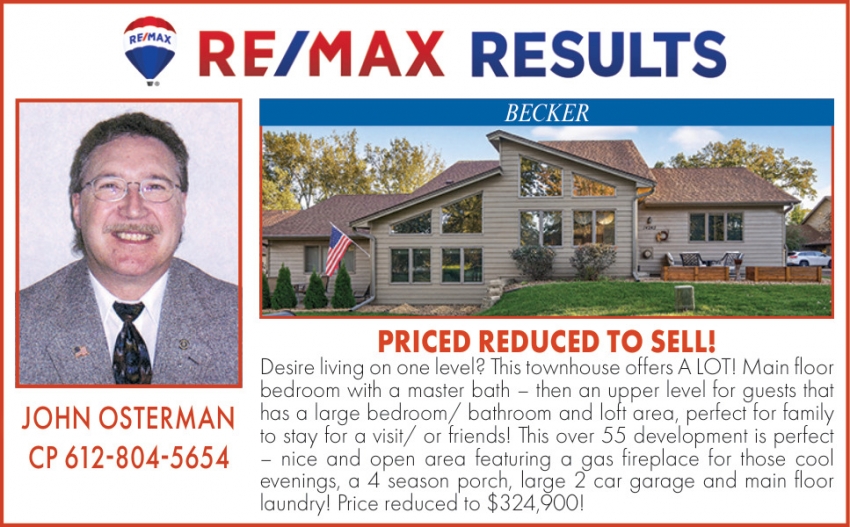 Re/Max Results - John Osterman