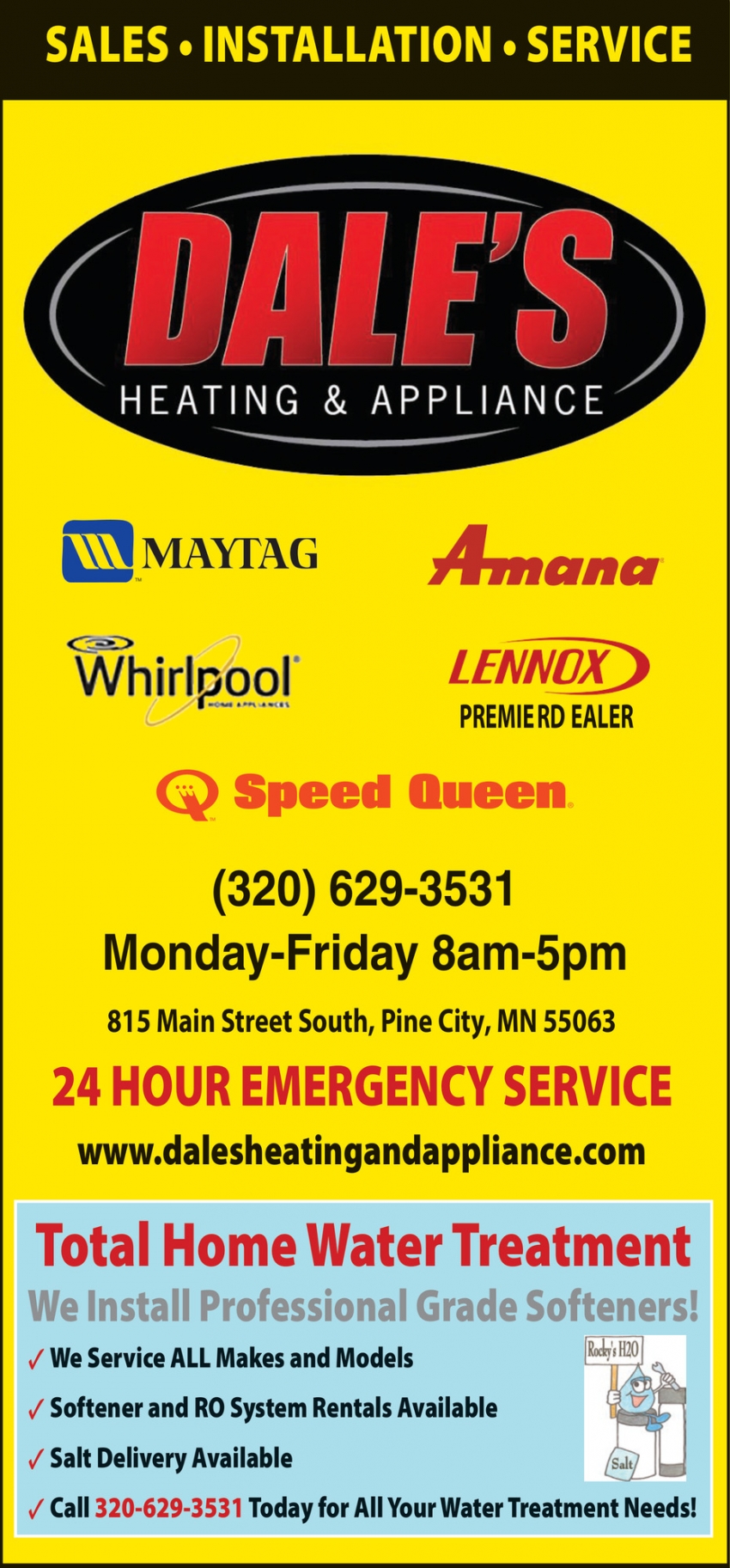 Dale's Heating & Appliance