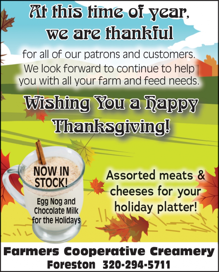 Farmers Cooperative Creamery - Foreston